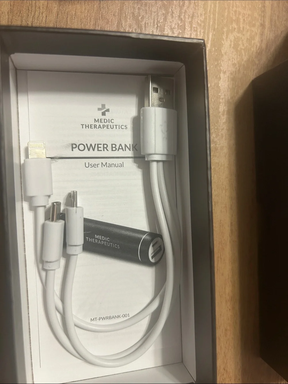 USB Car Charger Power Bank - Black